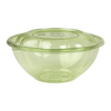 Green Disposable PLA Salad Container Bowls with Dome Lids