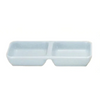 Yanco Square Twin Sauce Dish BS-1902 is crafted from durable and reliable melamine material, making it ideal for both personal and commercial use. Perfect for serving a variety of dishes such as rice, miso soup, noodles, or salads, it features an elegant Bay Shell collection style that complements diverse food-serving establishment designs. For those seeking high-quality, affordable, and long-lasting dinnerware, this product delivers exceptional value. 