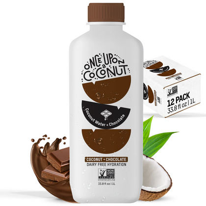 Once Upon A Coconut Chocolate Coconut Water 1 Liter Cartons 12 Pack