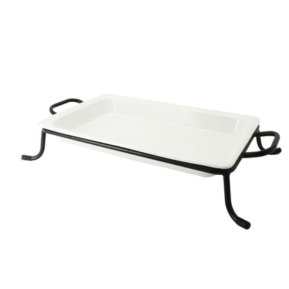 1/1 GN pan with rectangular rack, 20 7/8