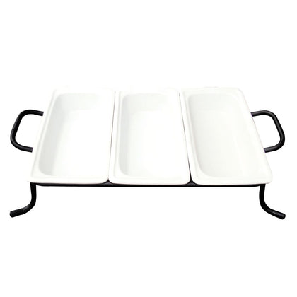 1/3 GN pan set with 2 divider bars & rectangular rack, 12 3/4