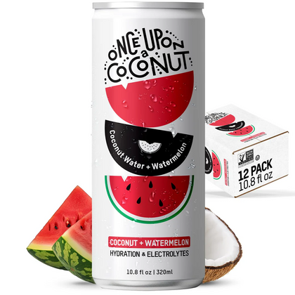 Once Upon A Coconut Sparkling Watermelon Drink 10.8oz 12 Pack