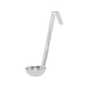 1 oz stainless steel one-piece ladle with 6