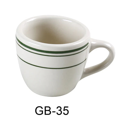 This cup is perfectly sized for espresso, demitasse, or small servings of condiments and sauces. Crafted from high-quality porcelain, this cup is both durable and versatile, making it an excellent addition to any kitchen or commercial setting. High quality and affordable drinkware.
