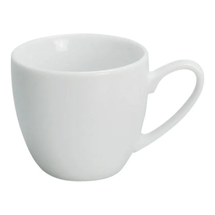 This white espresso cup is ideal for serving espresso shots in hotels, restaurants, and cafes. Offers a 2.5