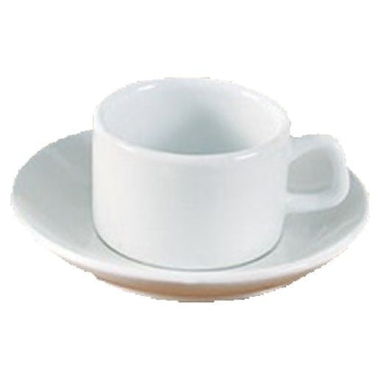 This Prime Mug offers a compact 2.5 Oz capacity, crafted from super white porcelain for lasting durability and an elegant look. Eco-friendly and dishwasher safe, it’s perfect for serving coffee, cocoa, cappuccino, and other hot beverages. This drinkware is ideal for restaurants, cafes, or home use, this mug combines style and practicality to enhance every sip. High quality and affordable restaurant drinkware.