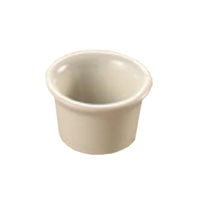 Smooth Ramekin is a durable porcelain component designed specifically for commercial foodservice applications requiring precise portion control and presentation. With a capacity of 1.5 ounces and dimensions of 2.37