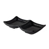 2-compartment rectangular tray, 5-1/2