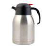 2.1L stainless steel carafe with thumb lever, double-wall insulation, and odor-resistant liner—durable and easy to clean, ideal for commercial beverage service, packed 8 each per case