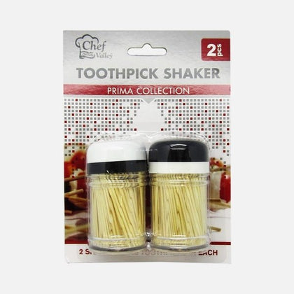 Chef Valley Bamboo Toothpick Shaker is a practical and stylish solution for keeping toothpicks neatly stored and easily accessible. Each shaker contains smooth, natural bamboo toothpicks in a convenient dispenser that promotes hygiene and ease of use. Ideal for both home and commercial settings, this pack is perfect for restaurants, catered events, and everyday table settings.