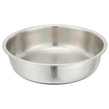 Round Water Pan, Stainless Steel 4 Qt