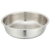 Round Water Pan, Stainless Steel 4 Qt