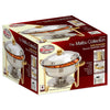 203 - Malibu 4qt Round Chafer, Stainless Steel, Gold Accent