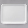 white foam tray, 6.6x8.7x0.8 inches, perfect for daily meat packaging