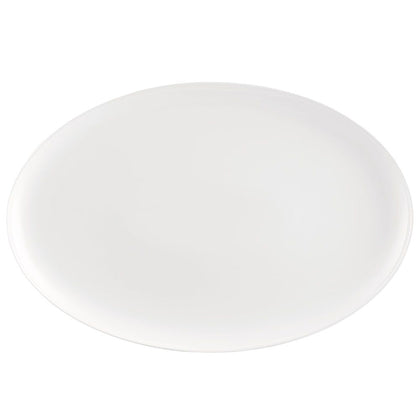 20-inch Kristen Coupe oval platter, modern large serving dish, chip-resistant durable platter, elegant oval serving tray, spacious oval plate, easy-to-clean glazed dish, restaurant-quality dinnerware.