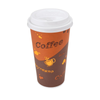 20oz Disposable Coffee Hot Paper Cups with White Sipper Dome Lids