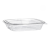 Disposable Tamper Resistant Clear Pet Plastic Hinged Container