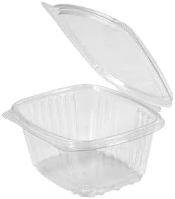 Disposable Clear Hinged Deli Container for Takeout and Food Storage