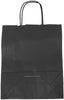9x5 Inches Black Kraft Paper Gift Bags with Handles
