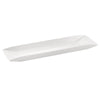 23-inch rectangular serving platter, extra-large chip-resistant tray, elegant serving dish for buffets and entrees, easy-to-clean glazed platter, professional-quality dinnerware, durable food display tray.