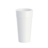 Dart 24oz Tall White Disposable Insulated Foam Drinking Cup