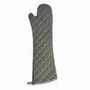 24‑inch cotton oven mitt with flame‑retardant quilted shell, heat resistant to 450 °F, extra‑long for full arm protection, machine‑washable; perfect for professional kitchen and BBQ use.