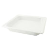 2/3 GN pan 12 3/4 inches, porcelain gastronorm dish for buffets, catering, and food service. Oven-safe, microwave-safe, dishwasher-safe, durable, and heat-resistant.
