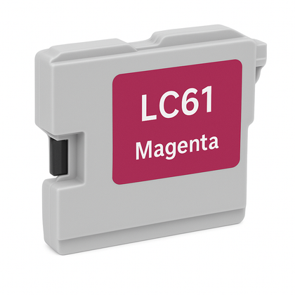 Compatible LC61/65 Magenta Ink Cartridge for Brother printers MFC-5890, 5895, 6490, 6890 – 350 pages