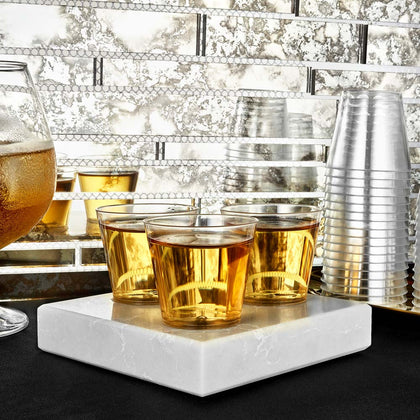 2oz Shot Cups Boxed – 100pcs of clear, disposable shot glasses. Perfect for serving shots, shooters, or mini cocktails at events, parties, and gatherings. Stylish, durable, and convenient.