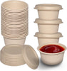 2 ounce dressing cups sample containers lunch sauce cups slime containers jello shots hot sauce containers kitchen storage containers reusable food storage containers hinged lid food storage butter cups plastic portion cups to go restaurant supplies salad compostable sugarcane pulp fiber 2oz