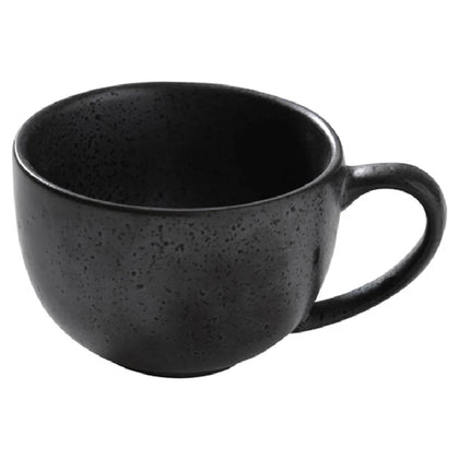 This coffee cup is designed for steady handling and consistent presentation. Its dishwasher, oven, and microwave compatibility facilitate easy cleaning, reheating, and service. Built for medium-traffic kitchens, it supports routine beverage service and portion control. The non-stackable design supports organized storage in compact spaces, while its durability withstands frequent commercial use. The ergonomic handle enhances ease of handling during busy service periods.