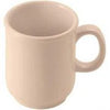 EcoQuality Mug is made from the long-lasting and high-quality melamine material these mugs look like ceramics. You can serve any cold or hot drinks in these cups - coffee, tea, cocoa, etc. These beige mugs will perfectly fit any establishment design. They will always look stylish in your cafeteria, restaurant or catering events allowing you to elevate your dining experience with these high quality affordable restaurant dinnerware.
