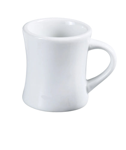 Enjoy your favorite hot beverages in style with the EcoQuality Hartford Mug. Crafted from durable white porcelain, this 8 Oz mug combines classic elegance with everyday practicality. Ideal for coffee, cocoa, hot milk, or cappuccino, it suits cafes, restaurants, and home use alike. High quality affordable drinkware.