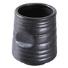 This black tea cup is made from durable porcelain, this cup is built to endure repeated use in food service operations. It holds 10 ounces, providing space for servings of tea or other hot drinks. Measuring 3.13 inches in diameter by 3.75 inches in height. High quality and affordable drinkware.