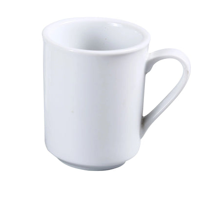 Serve your favorite hot beverages in style with the EcoQuality Sierra Mug. Crafted from high-quality porcelain, this durable white mug combines classic design with reliable performance, making it perfect for cafés, diners, or breakfast buffets. Its 8 Oz capacity is ideal for coffee, tea, or hot chocolate, ensuring every cup is enjoyed with confidence and elegance. High quality affordable drinkware.