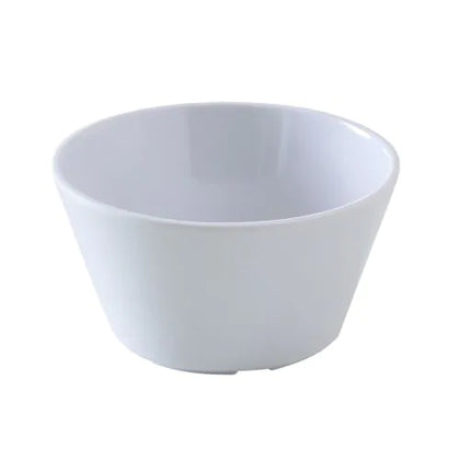 Bouillon Cup is ideal to serve creamy soup, portions of salad, side dishes and more in these white cups. The cup is made from long-lasting, high-quality and reliable melamine material. Elevate your dining experience with these high quality affordable restaurant dinnerware.