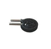 3-ring propane gas burner with plate, designed for high-efficiency heating in industrial or commercial cooking applications.