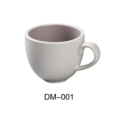 This elegant cup is designed in a soft matte glaze light purple finish, crafted from the high quality porcelain material. Its durable, eco-friendly design is dishwasher safe, making it perfect for busy cafes, restaurants, or daily home use. Enjoy every sip in style while supporting sustainability. High quality affordable drinkware.