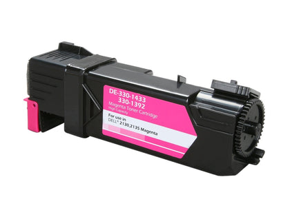 Toner Cartridge T109C / 330-1433 / 330-1392 magenta for Dell 2130cn and 2135cn printers, high-yield 2,500 pages, reliable replacement toner.