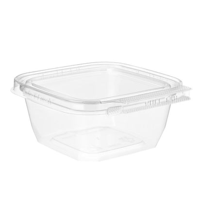 12oz square food storage container leak proof tamper evident food grade bpa free restaurant supplies deli container microwave safe meal prep stackable arts crafts air tight