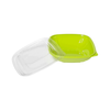 Square Disposable Plastic Salad Bowl with Clear Dome Lids