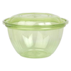 Green Disposable PLA Salad Container Bowls with Dome Lids