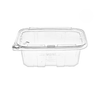 Disposable Clear Hinged Tamper Evident Plastic Food Container
