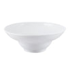 36oz Mediterranean Salad Bowl 8 1/4” made from chip-resistant porcelain. Perfect for fresh salads, pasta, grain bowls & appetizers. Microwave & dishwasher-safe with a sleek, modern design for home or restaurant use.