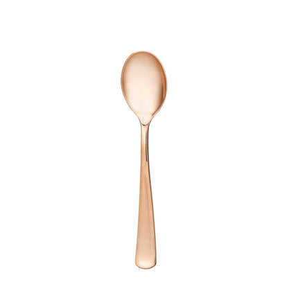 Polished Rose Gold Spoon Bag – Elegant Disposable Cutlery