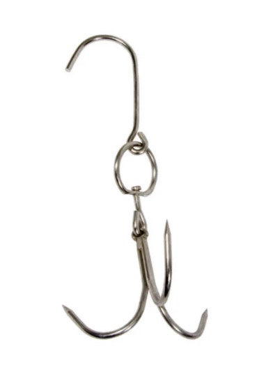 Stainless steel Three Star Hook, designed for heavy-duty hanging and securing, offering strength and durability for various applications.