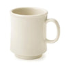 EcoQuality Coffee Mug is a unique and affordable restaurant drinkware. Made from the long-lasting and high-quality melamine material these mugs look like ceramics. You can serve any cold or hot drinks in these cups - coffee, tea, cocoa, etc. These white mugs will perfectly fit any establishment design. Thanks to the appearance, they will always look stylish in your cafeteria, restaurant or catering events. 