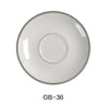 This saucer is crafted from high-quality porcelain, this saucer is both durable and versatile, making it an excellent addition to any dining setting, protecting surfaces from spills and offering space for small bites. This saucer measures 6.13 inches in diameter suitable for restaurants, cafes and home use. High quality and affordable EcoQuality dinnerware.