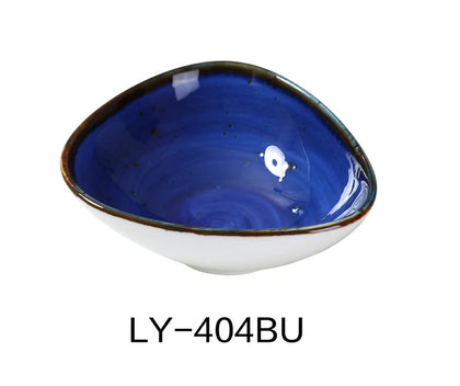 This elegant bowl measures 4.75 inches in length by 4.37 inches in width by 1.63 inch in height making it ideal for serving sauces and any small portions of side dishes in cafes, restaurants, and home use allowing you to elevate your dining experience. Its glazed porcelain material ensures resistance to chipping and easy cleaning, making it ideal for high-use daily workflows with dishwasher, microwave, and oven compatibility.