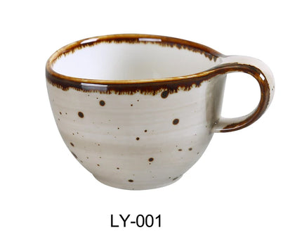 This elegant cup is ideal in serving coffee and tea suitable for cafes, restaurants, and home use allowing you to elevate your dining experience. This drinkware is dishwasher safe, heat resistant, non-stick and easy to clean. High quality and affordable drinkware.